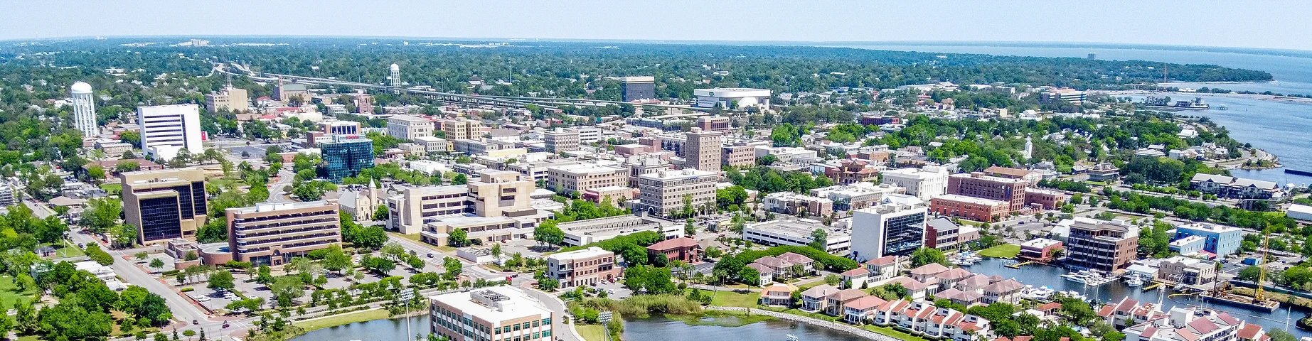 Downtown Pensacola - best car insurance in Florida. 